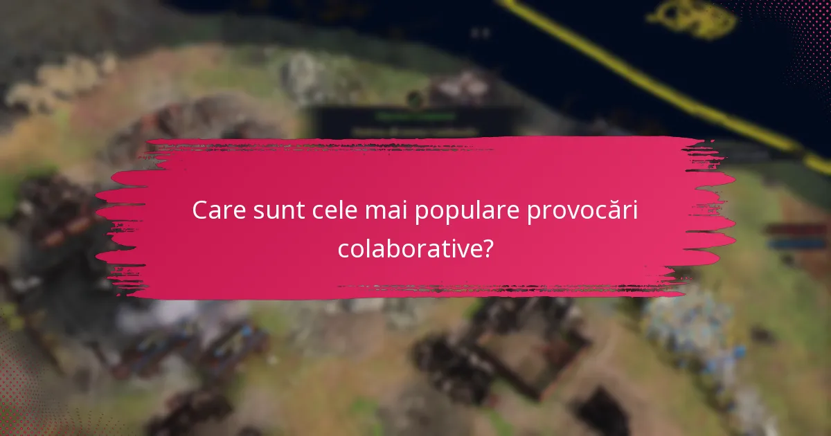 Cum funcționează provocările colaborative în Age of Empires IV?
